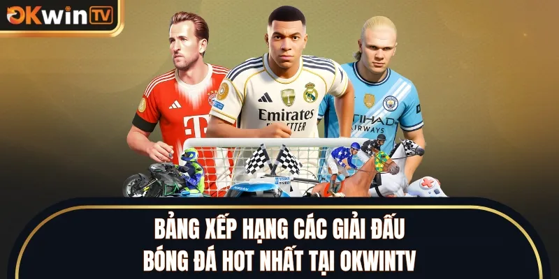 Bảng xếp hạng các giải đấu bóng đá hot nhất tại OKWINTV